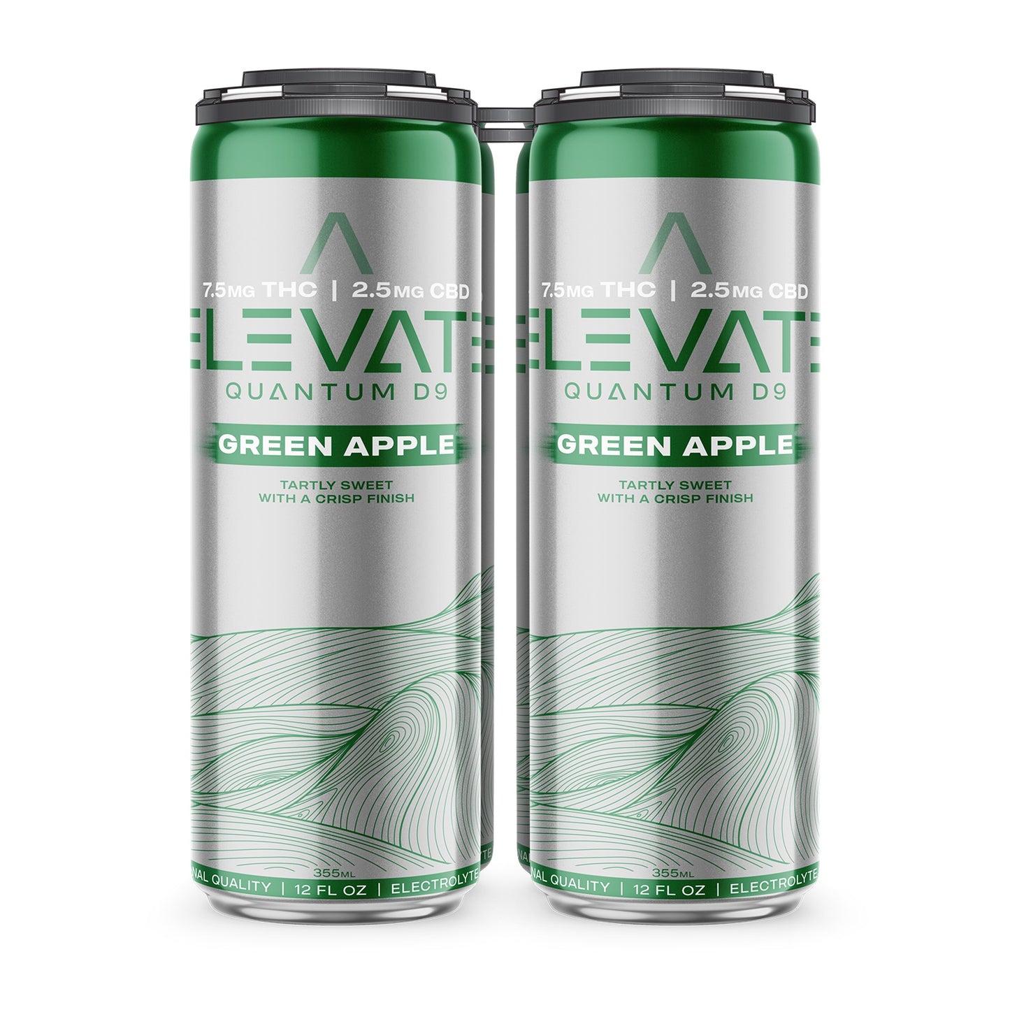 Elevate Green Apple 4-pack