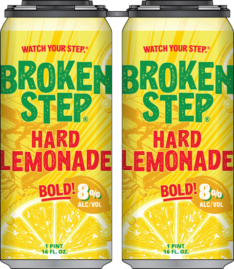 Broken Step Hard Lemonade - BOLD - 16oz 4-Pack