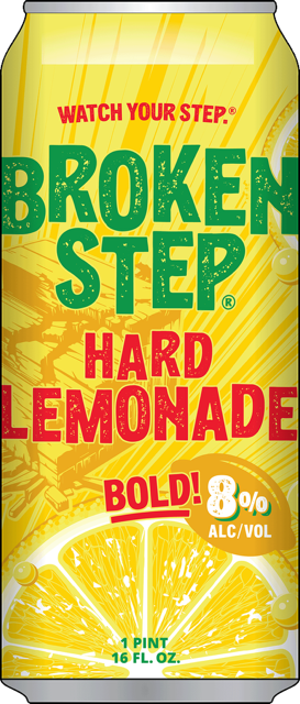 Broken Step Hard Lemonade - Bold - 16oz 24-Pack