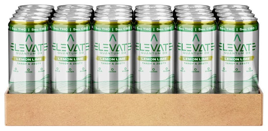 Elevate Quantum D9 - Lemon Lime 12oz. 24-Pack