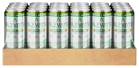 Elevate Quantum D9 - Lemon Lime 12oz. 24-Pack